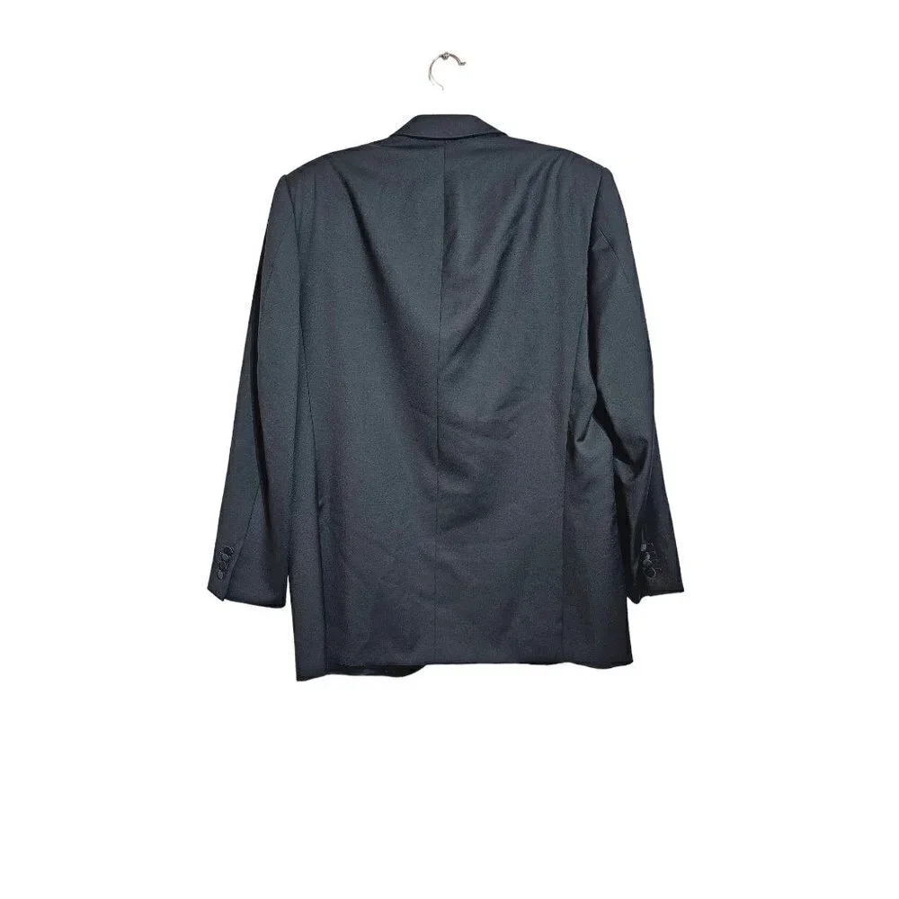 Ermenegildo Zegna MR. SID All Season Twill black wool blazer size EU54R US44R - Picture 4 of 9